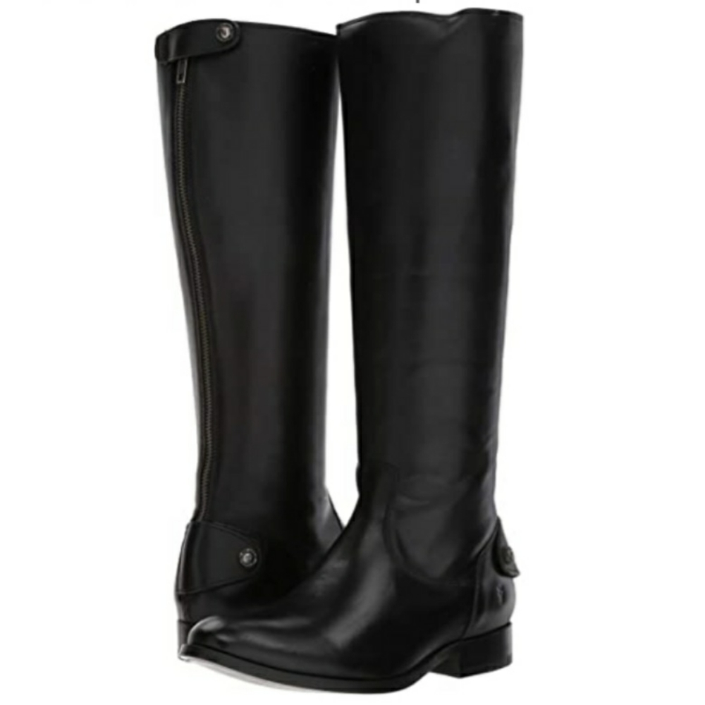 NEW Frye Melissa riding button back zip boot